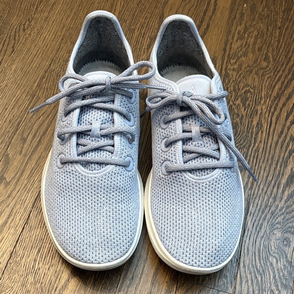 Allbirds Tree Runner Sneakers Light Blue Men’s 9 / Women's Size 10.5 - Picture 3 of 10